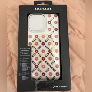Coach case mate Tea Rose MagSafe IPHONE 15 PRO MAX case